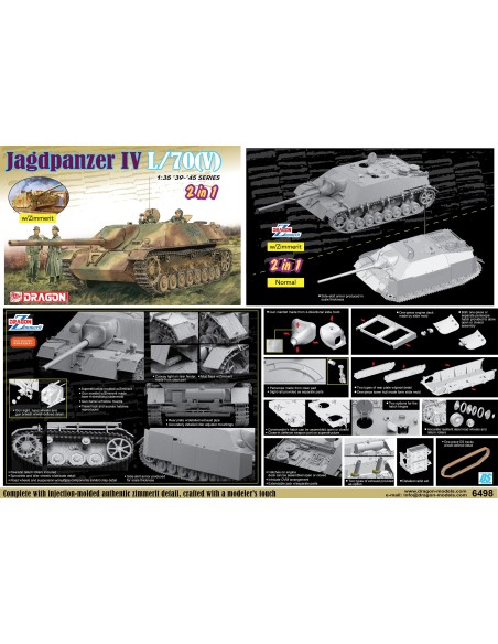 1:35 Jagdpanzer IV L/70(V) -2 in 1-