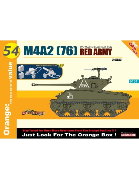 1:35 M4A2 (76) Red Army + Maxim Machine G