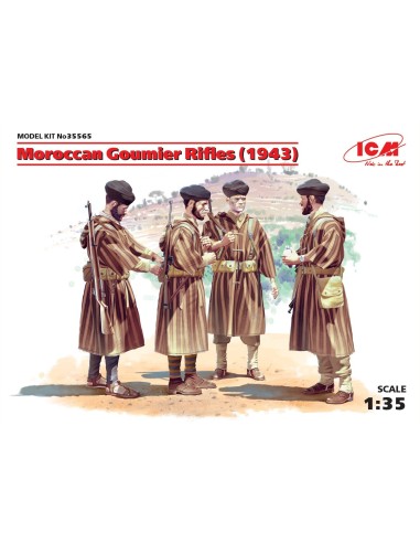 1:35 Moroccan Goumier Rifles (1943) (4 figures)