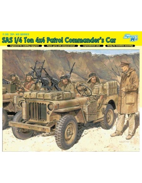 1:35 SAS 1/4 Ton 4x4 Patrol Commander's Car