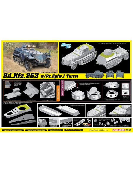 1:35 Sd.Kfz.253 w/Panzer I Turret -Smart kit-