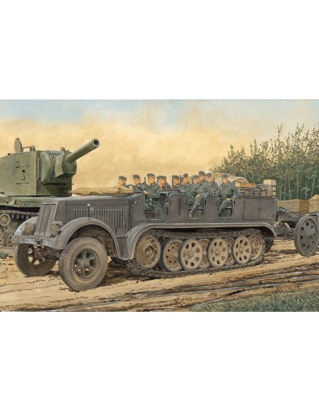 1:35 Sd.Kfz.7.8t Half Track Early Production