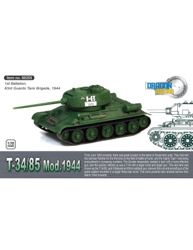 1:72 T-34/85 1 st Battalion 63rd Guards Tank