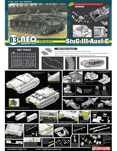 1:35 STUGIII AUSF E NEO03 SMART KIT