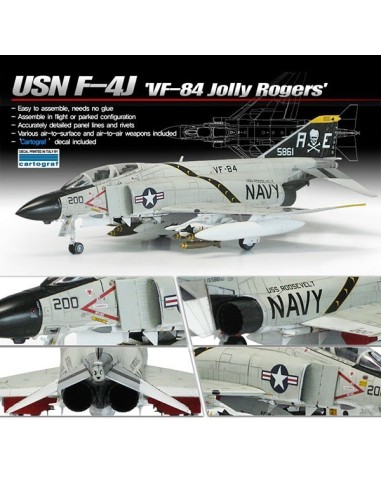 1:72 USN F-4J "VF-84 JOLLY ROGERS" Lim.Ed.
