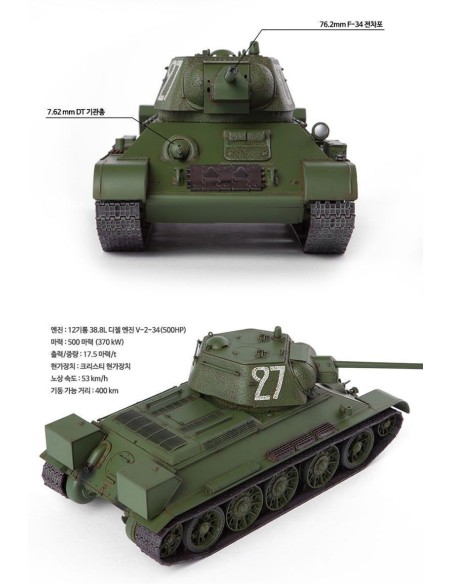 1:35 T-34/76 NO. 183 FACTORY PRODUCTION