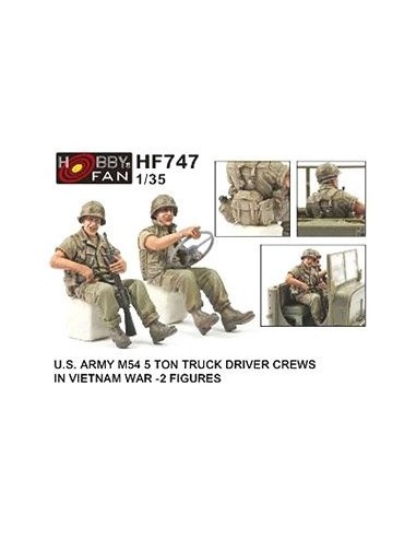 1:35 U.S. Army M54 5Ton Truck Driver Crews