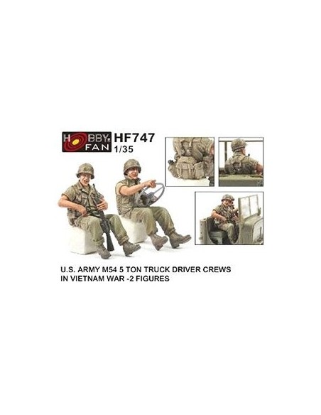 1:35 U.S. Army M54 5Ton Truck Driver Crews