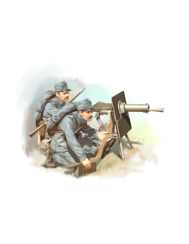 1:35 WWI Austro-Hungarian MG Team