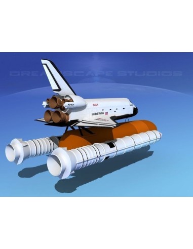 1:400 NASA Space Shuttle Columbia W/SRB