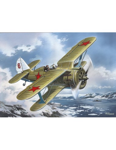 1:48 I-153 "CHAIKA" WWII Soviet Biplane Fighter