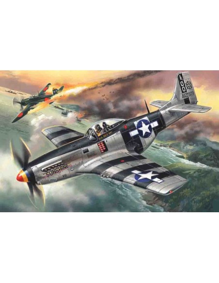 1:48 Mustang P-51K, WWII American Fighter