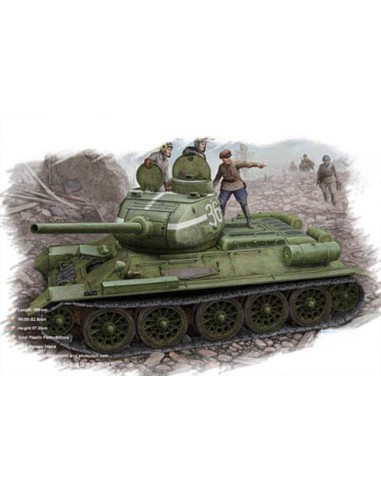 1:48 Russian T-34/85 (1944 flattened turret) tank