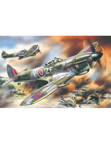 1:48 Spitfire Mk.XVI, WWII British Fighter