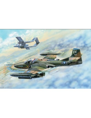 1:48 US A-37B Dragonfly Light Ground-Attack Aircra