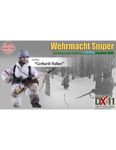 1:6 GERHARDT HAFNER WEHRMACHT SNIPER 102INFANTERIE