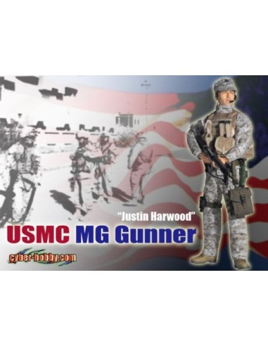 1:6 JUSTIN HARWOOD USMC MG GUNNER