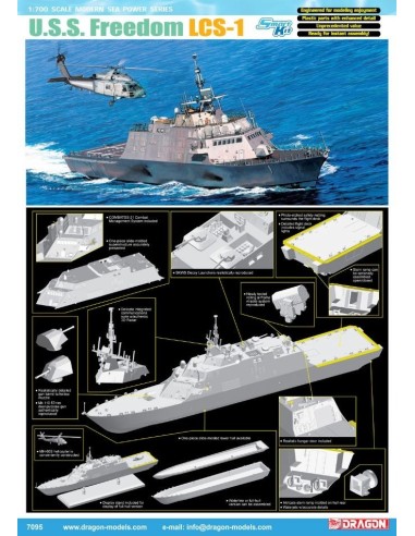 1:700 USS FREEDOM LCS-1 (SMART KIT)