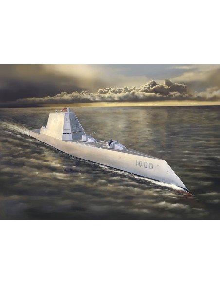 1:700 USS Zumwalt Class Destroyer DDG-100