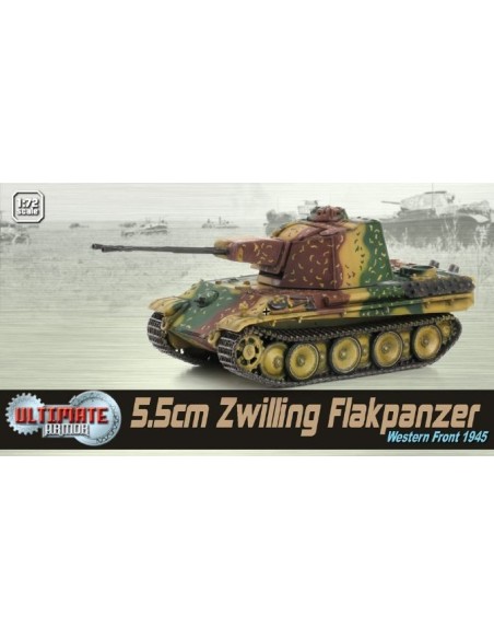 1:72 5.5cm Zwilling Flakpanzer Western Front 1945