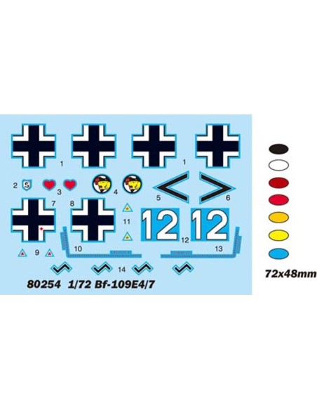 1:72 Bf109E-4/7