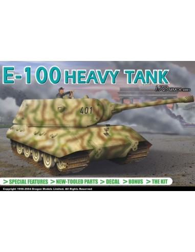 1:72 E-100 Heavy Tank