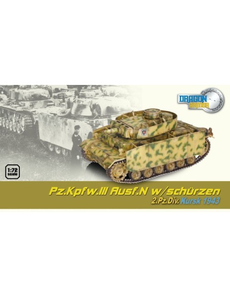 1:72 Pz.Kpfw.III Ausf.N w/Schurzen 2Pz.Div.Kursk