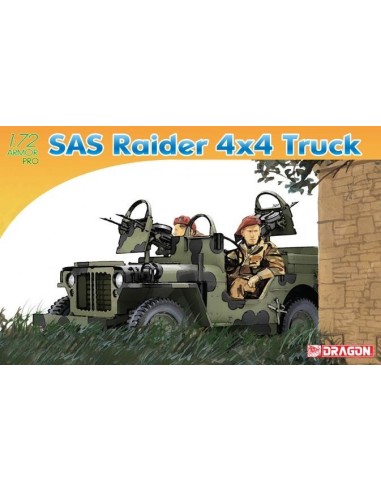 1:72 SAS Raider 4x4 Truck Northwest European