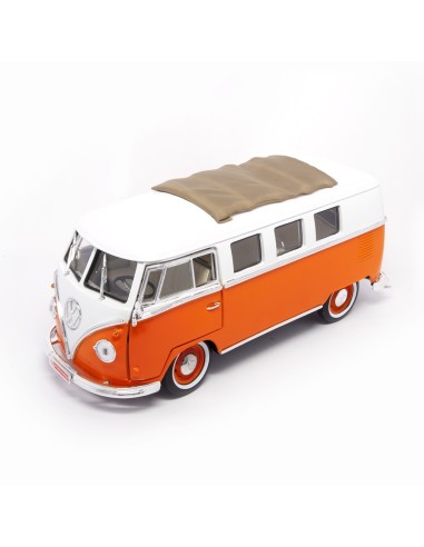 1:18 1962 VW Microbus Abierto Extensible Orange