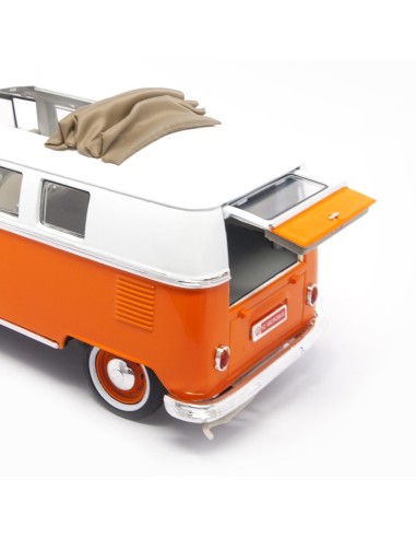 1:18 1962 VW Microbus Abierto Extensible Orange