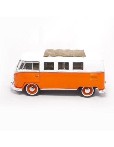 1:18 1962 VW Microbus Abierto Extensible Orange