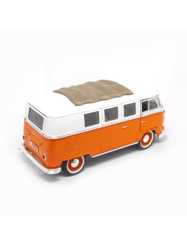 1:18 1962 VW Microbus Abierto Extensible Orange