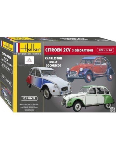 1:24 Citroën 2 CV Decorations Speciales