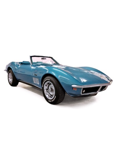 1:18 Chevrolet Corvette Convertible 1969-Blue