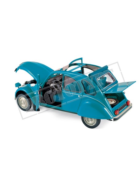 1:18 Citroën 2CV 6 Club 1982-Lagune Blue