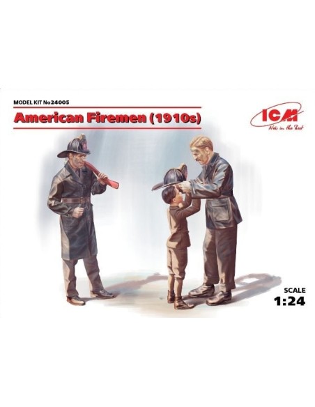 1:24 American Firemen (1910s) (3 figures)