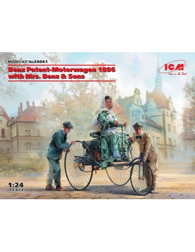 1:24 Benz Patent-Motorwagen 1886 with Mrs.