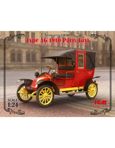 1:24 Type AG 1910 Paris Taxi (100% new molds)