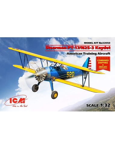 1:32 Stearman PT-17/N2s-3 Kaydet,American Training