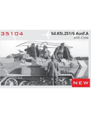 1:35 Sd.Kfz.251/6 Ausf.A with Crew LIM.ED