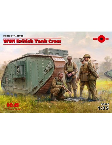 1:35 WWII British Tank Crew -4fig