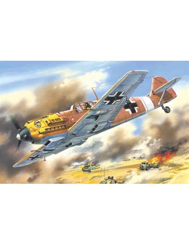 1:72 Messerschmitt Bf 109E-7/Trop, WWII German Fig