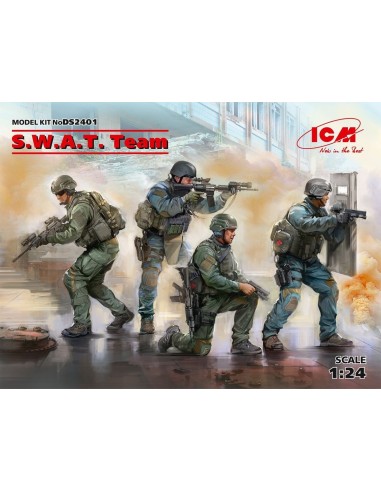 1:24 S.W.A.T. Team (4 figures)