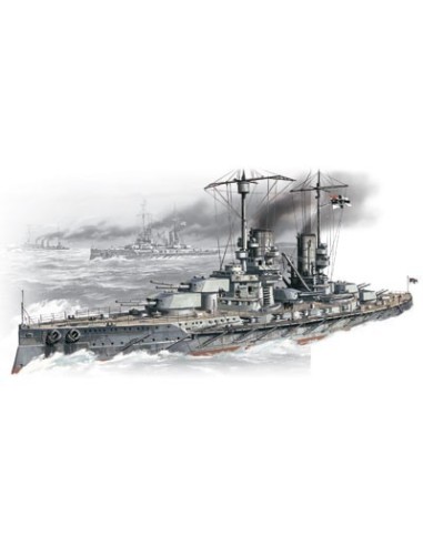 1:350 WWI German Battleship Grosser Kurfuerst