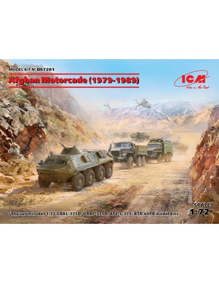 1:72 Afghan Motorcade (1979-1989) URAL-375D,