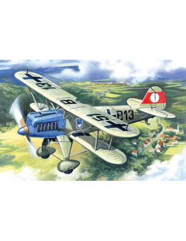 1:72 Heinkel He 51A-1, German Biplane Fighter