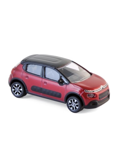 1:64 Citroën C3 2016 - Red & Black 