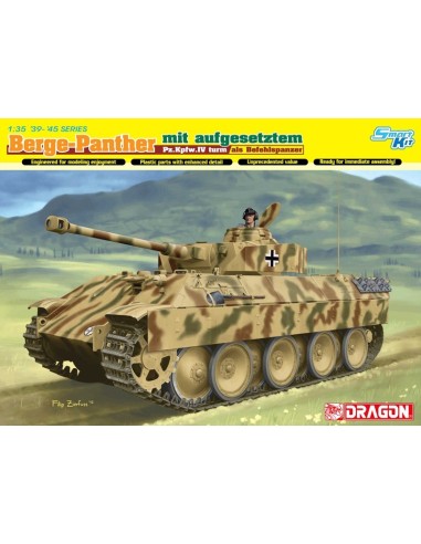 1:35 BERGEPANTHER MIT AUFGESETZTEM PZ.KPFW