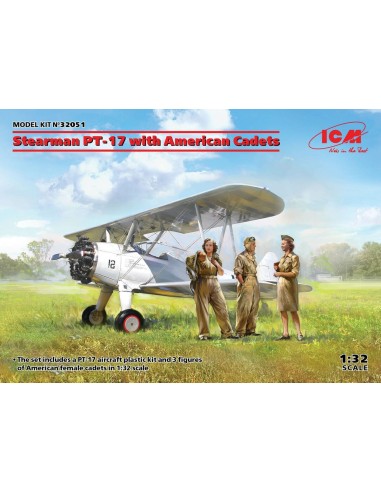 1:32 Stearman PT-17 with American Cadets