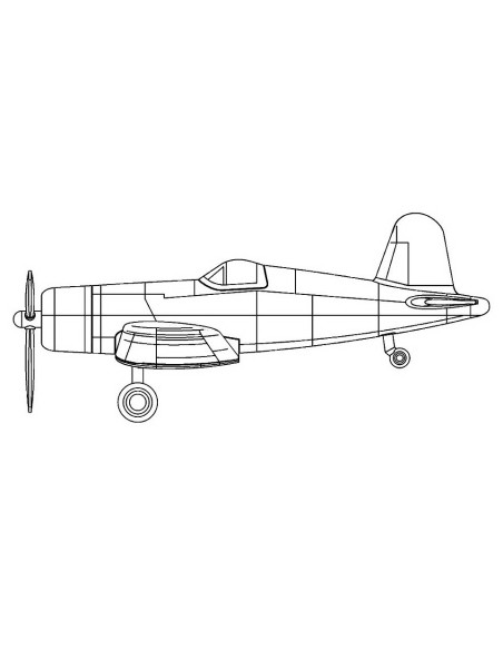 1:350 F4U-4 CORSAIR (Pre-painted)